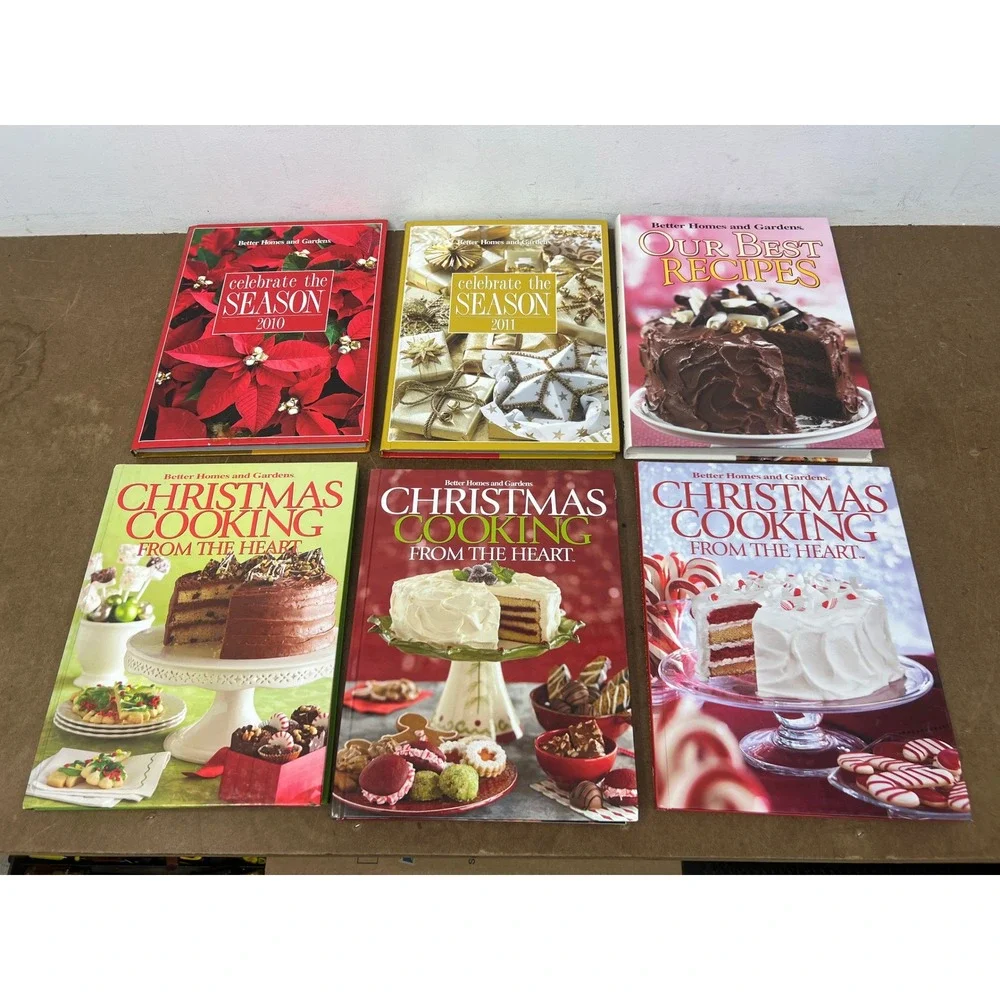Better Homes and Gardens Hardback Recipe Books x11 Annual Christmas Cooking Lot